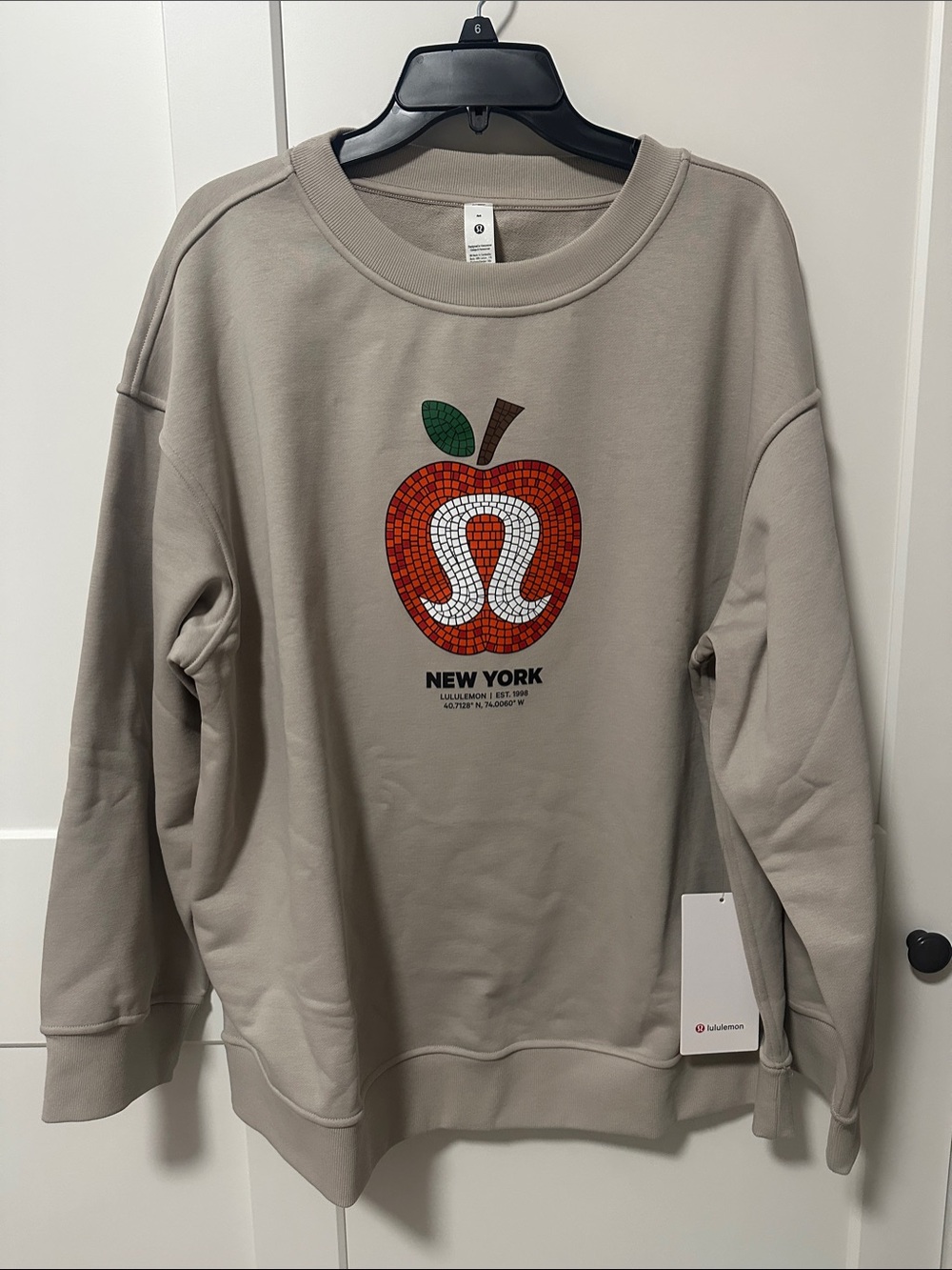 lululemon athletica New York Mosaic Apple Crewneck Sweater - Taupe